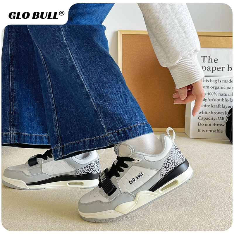 GLO BULL运动鞋情侣休闲百搭学生板鞋男女款2025新款厚底增高鞋子