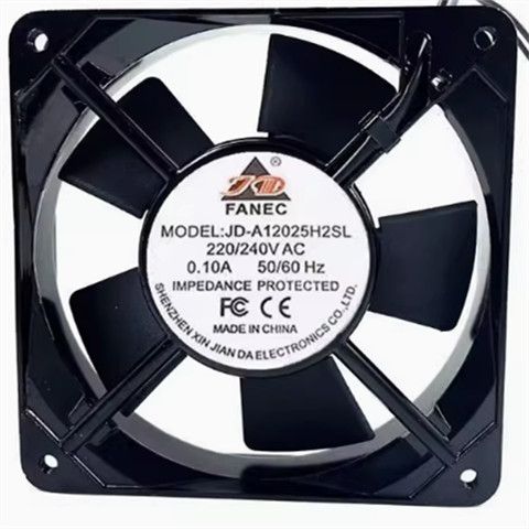 全新JD-A12025H2SL/H2BL轴流风机220V机柜12CM散热风扇静音