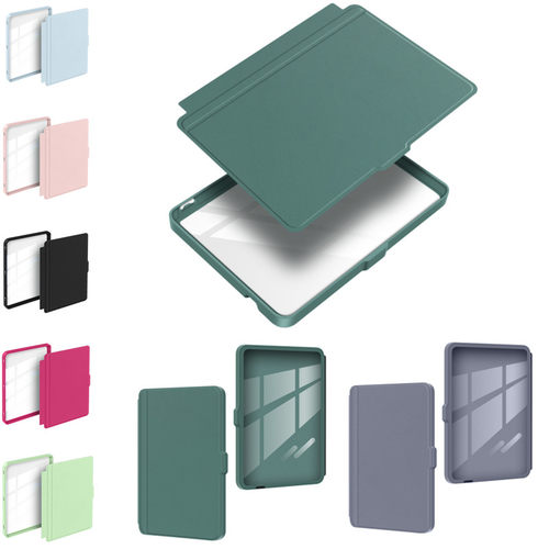适用2024 Kobo Clara BW 2E N365保护套Kobo Clara Colour N367保护壳N506电子书6英寸休眠可分离皮套透明壳