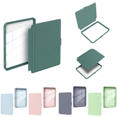 适用2024 Kobo Clara Colour BW可分离保护套6英寸kobo clara 2E智能翻盖休眠亚克力透明纯色简约壳N367 N365