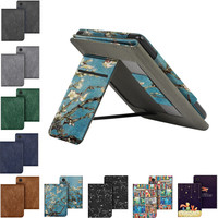 适用KOBO Clara Colour color休眠唤醒支架皮套Clara BW皮套防摔全包壳彩绘保护套kobo Clara 2E手持保护外壳