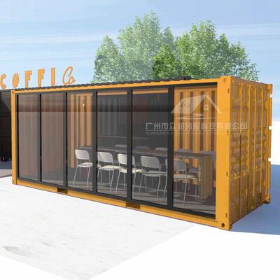 众润房屋集装箱商铺小吃店集成屋移动房屋可定制集装箱工厂直销
