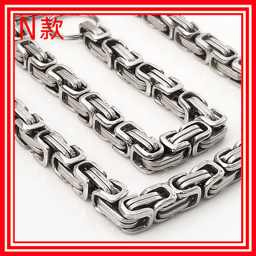 加粗不锈钢银色汽车腰挂配饰