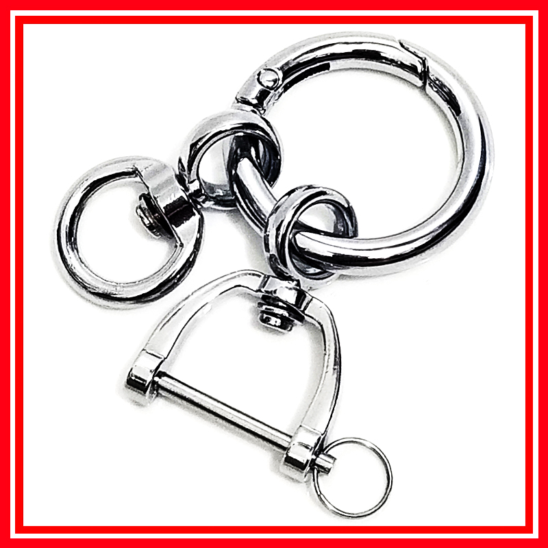 三件套馬蹄扣防丟環特小中大汽車