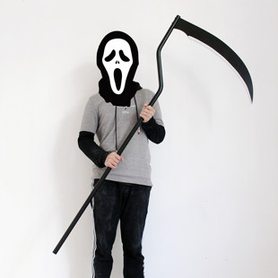 无头骑士异闻录赛尔提史特路尔森万圣节fff团死神镰刀cos道具