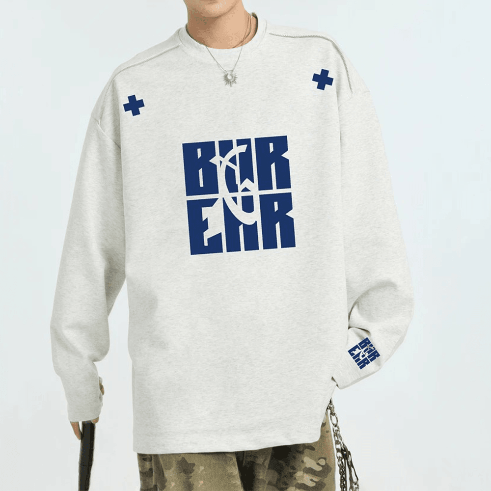 秋冬爆款黑色小众潮流休闲上衣