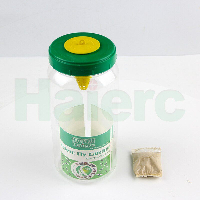 户外捕蝇瓶灭蝇神器商用苍蝇捕捉器悬挂式捕蝇袋苍蝇诱饵养殖场用