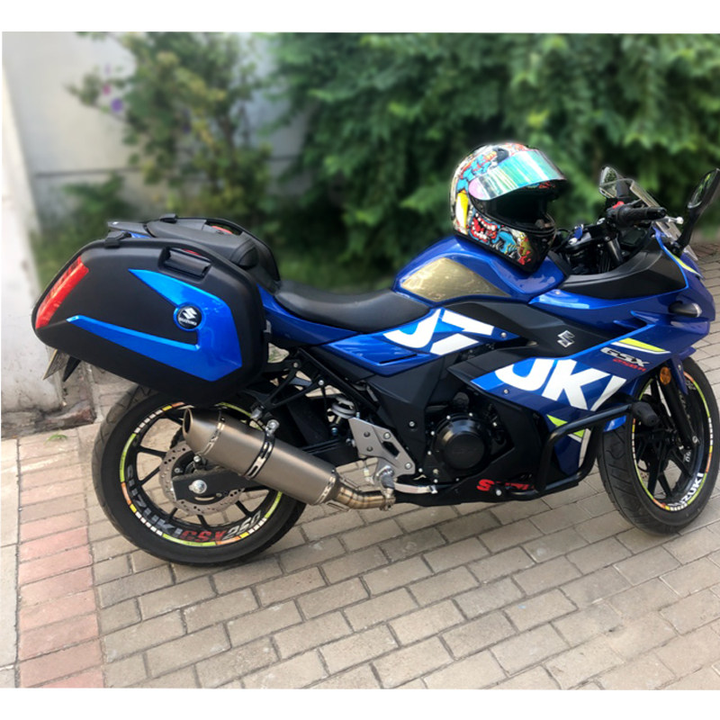 gsx-250r边箱 改装侧箱后备箱尾箱挂箱 水冷电喷双缸gsx250边箱