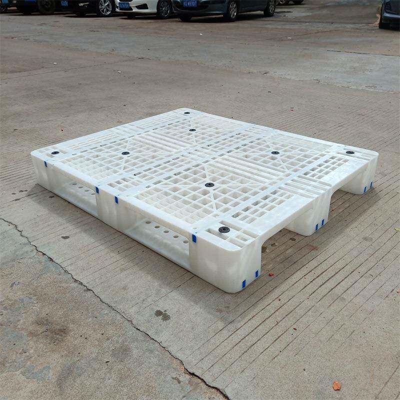 网格白色重型川字卡板仓库周转运输货架托盘塑料防滑塑胶防潮板