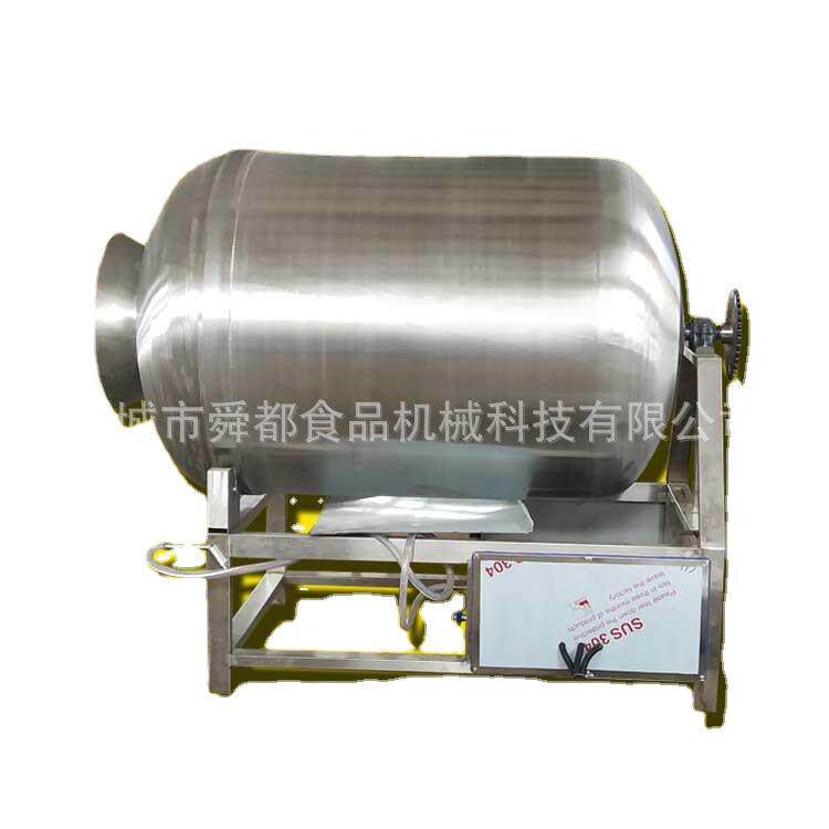 卤牛肉真空滚揉机全自动变频304不锈钢酱牛肉猪肉腌制滚揉设备