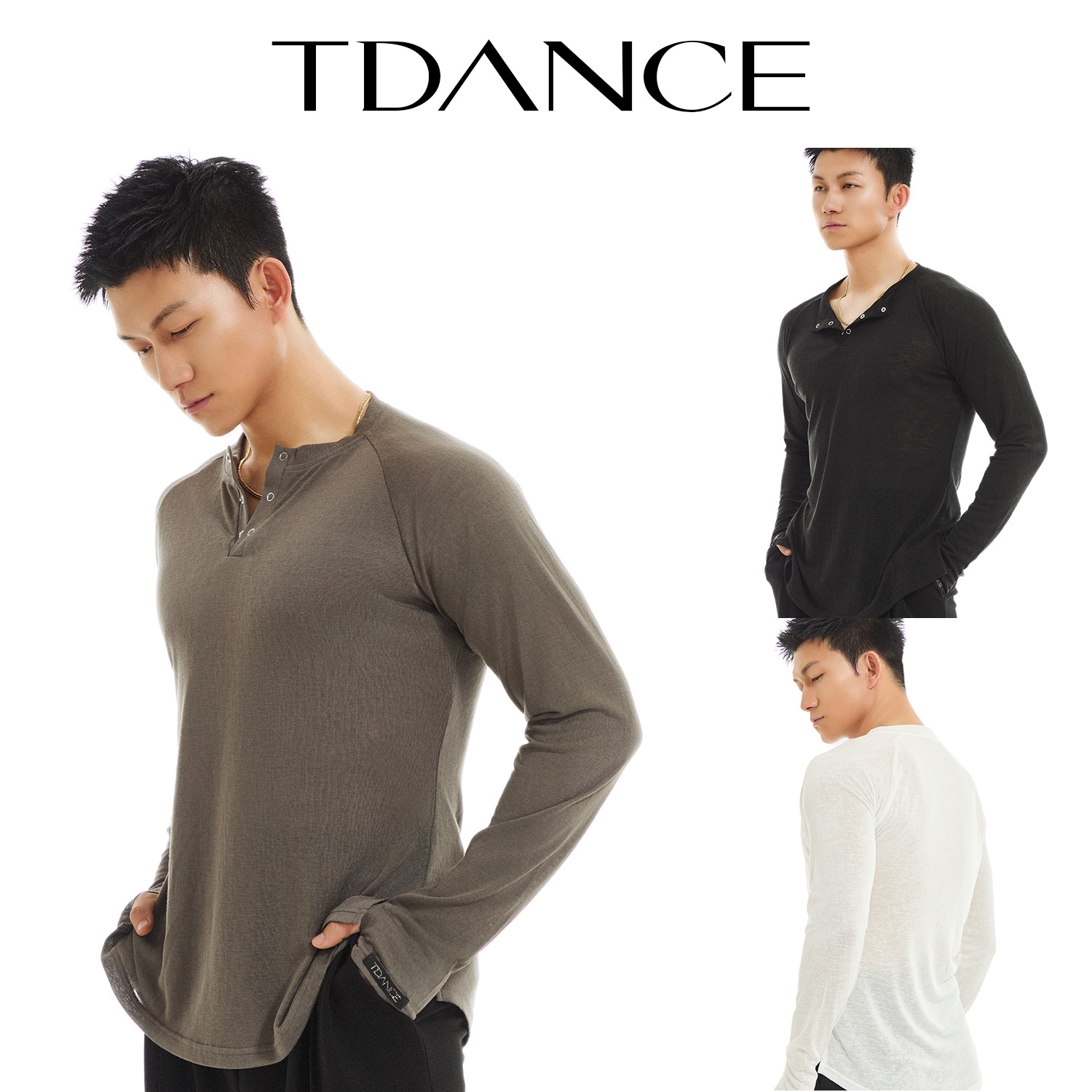TDANCE男女同款长袖上衣
