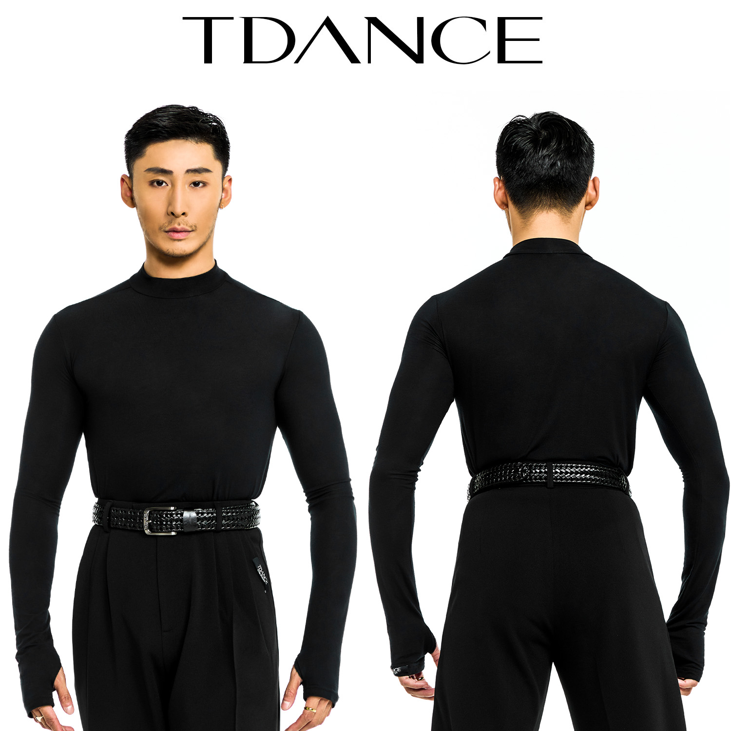 TDANCE小高领长袖上衣