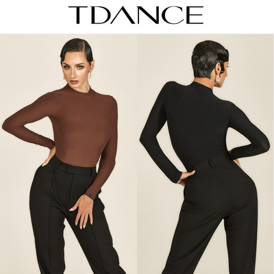 TDANCE半高领连体上衣