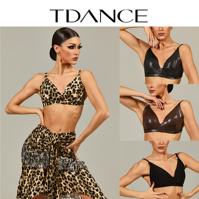 TDANCE女基础款U口背心