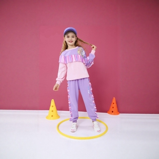 女童套装2026春秋装新款洋气小女孩儿童卫衣宝宝运动服两件套童装