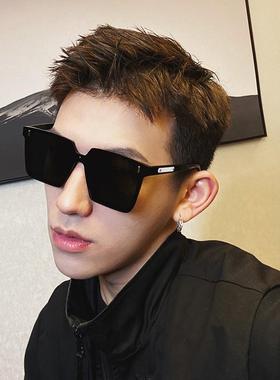 男款方形大框遮阳墨镜偏光个性