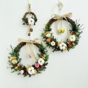 Simon Floral garland finished wall hanging immortal flower birthday party venue layout friends holiday gift
