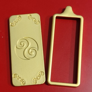 立体八卦唐卡壳电镀嘎乌盒藏式手绘画外壳吊坠保护壳噶乌盒空通用