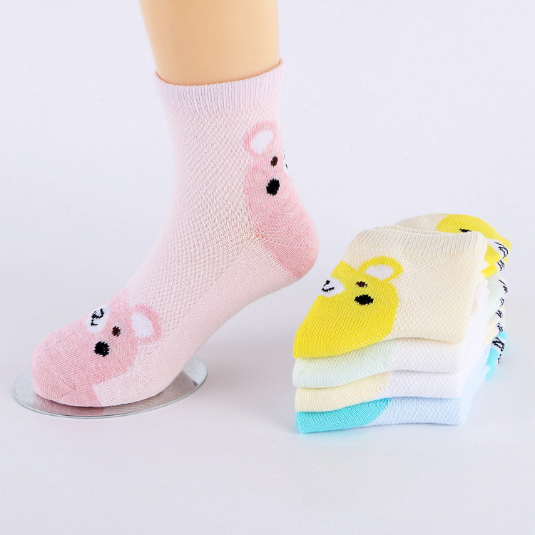 儿童袜子纯棉女童春秋薄款纯棉袜小女孩棉袜男宝宝A类袜女春夏款