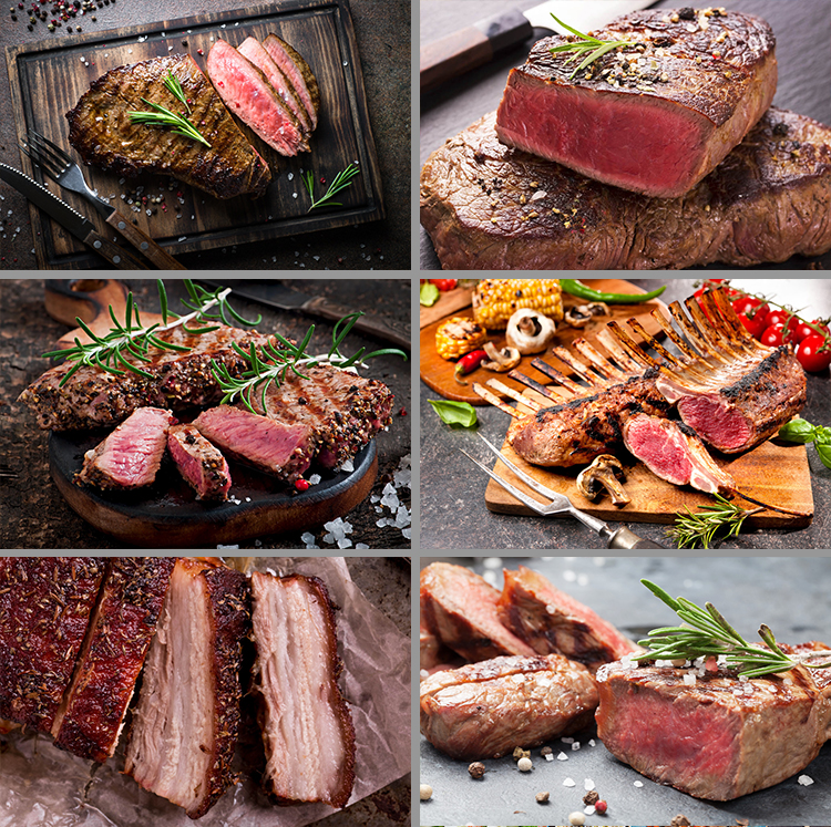 日本神户牛肉牛排海报背景美味美食食材JPG高清图片设计素材