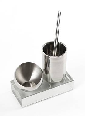 简约现代金属圆形收纳托盘摆件样板房家居客厅桌面果盘储物杯饰品