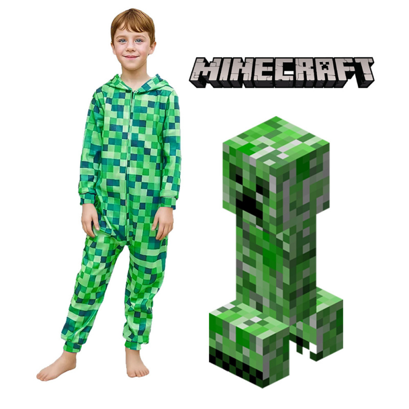 万圣节我的世界COSPLAY服装演出服Minecraft钻石铠甲服装儿童