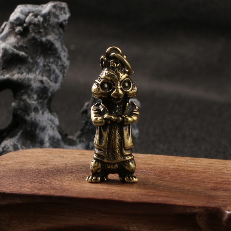 黄铜黄鼠狼汽车钥匙扣