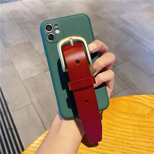 撞色手腕带iPhone手机壳