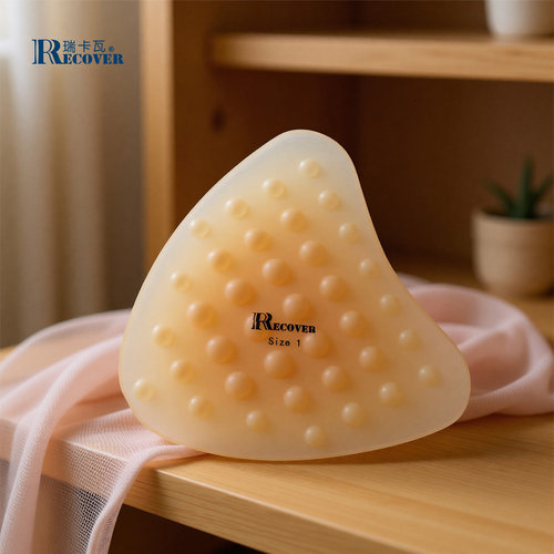 瑞卡瓦术后硅胶义乳按摩颗粒透气假乳房乳腺全切轻盈隐形胸垫RU2