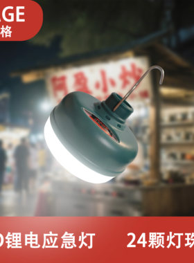 佳格户外家用应急充电锂电球泡灯