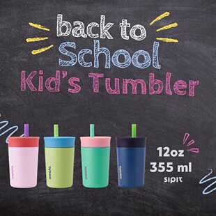 Owala Kids Tumbler 12OZ 304 Stainless Steel Mug Sports Mug