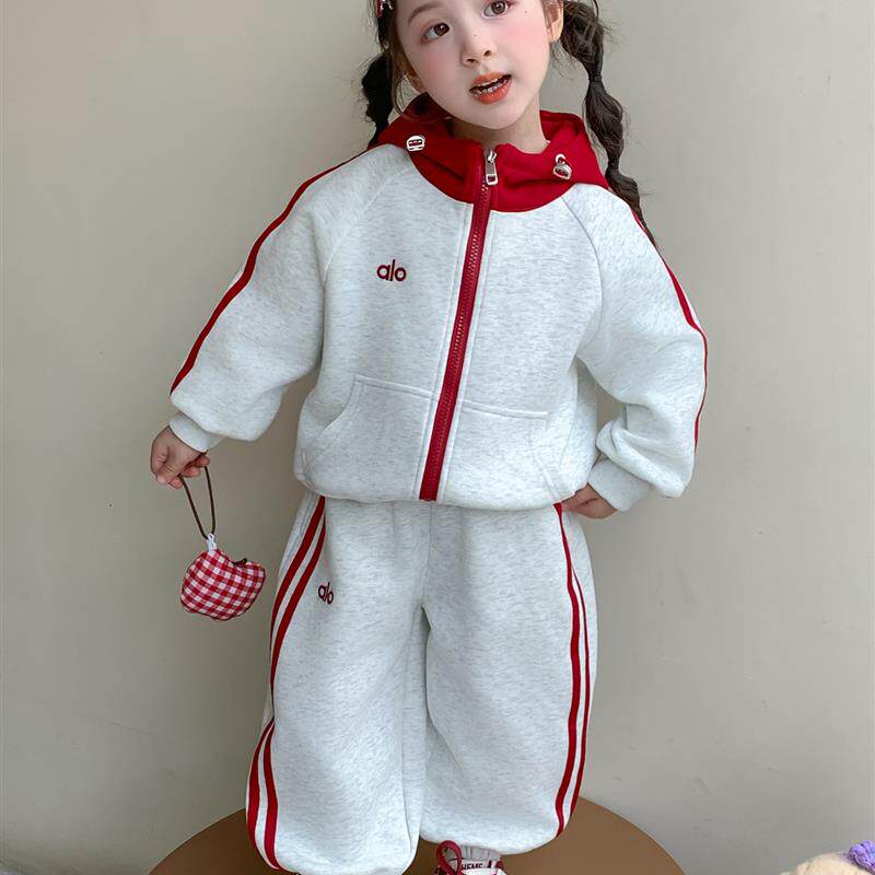 新品女童运动套装春秋儿童卫衣卫裤两件套2025新款宝宝秋装女孩衣