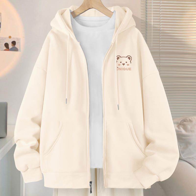 新品早春卫衣拉链外套女春季2026新款春秋薄款开衫连帽上衣春款慵