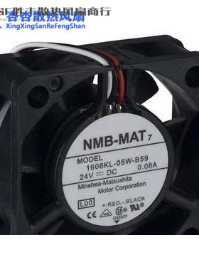 NMB 1606KL-05W-B59 24V 0.08A 4015 4CM 工控变频器机床风扇
