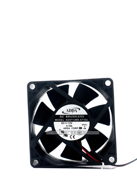 原装ADDA AD0712MB-A73GL 12V 0.15A 7CM 7025 3线双滚珠散热风扇