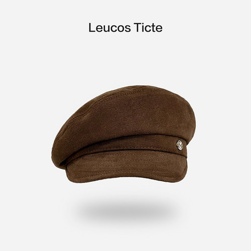 英伦复古贝雷帽子女秋冬新款