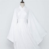 明制汉服内搭衬袍里衣可搭配道袍圆领袍直裰男女白色交领中衣直裾