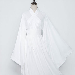 明制汉服内搭衬袍里衣可搭配道袍圆领袍直裰男女白色交领中衣直裾