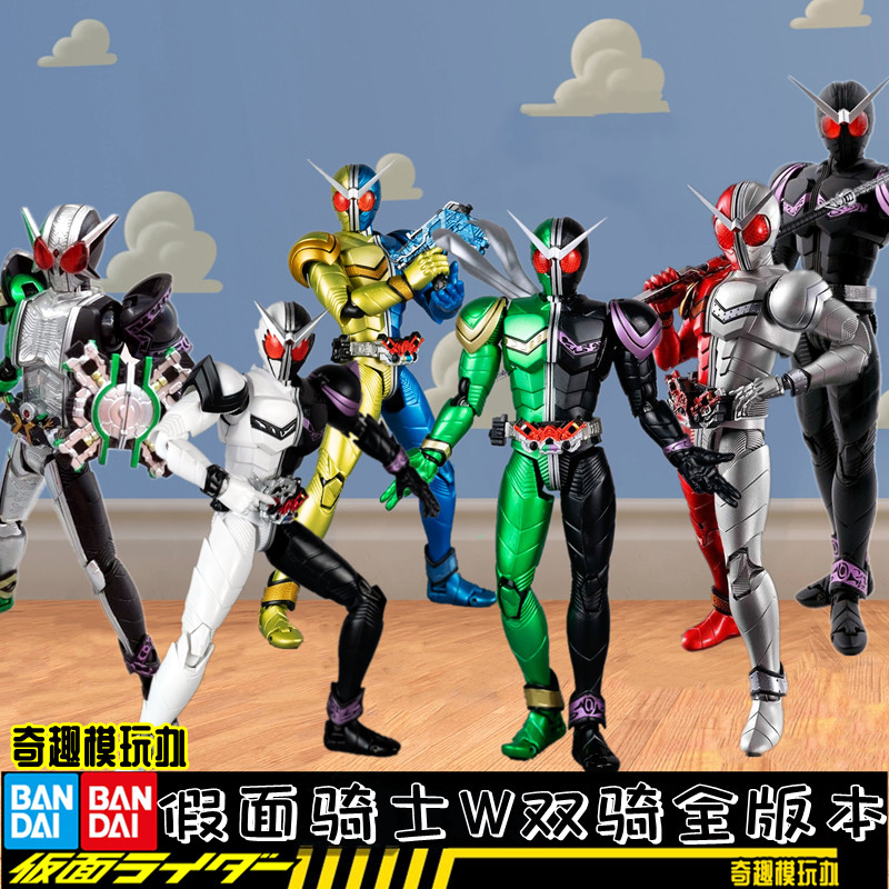万代假面骑士w炽热金属月神扳机疾风王牌极限joker獠牙王牌双骑礼