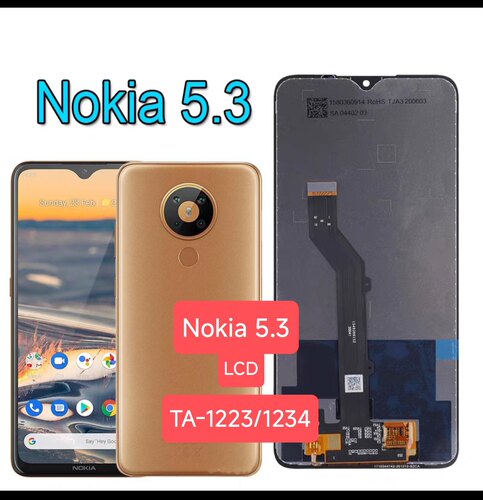 适用于诺基亚Nokia5.3屏幕总成TA-1234/1223/1227/1229液晶触摸屏