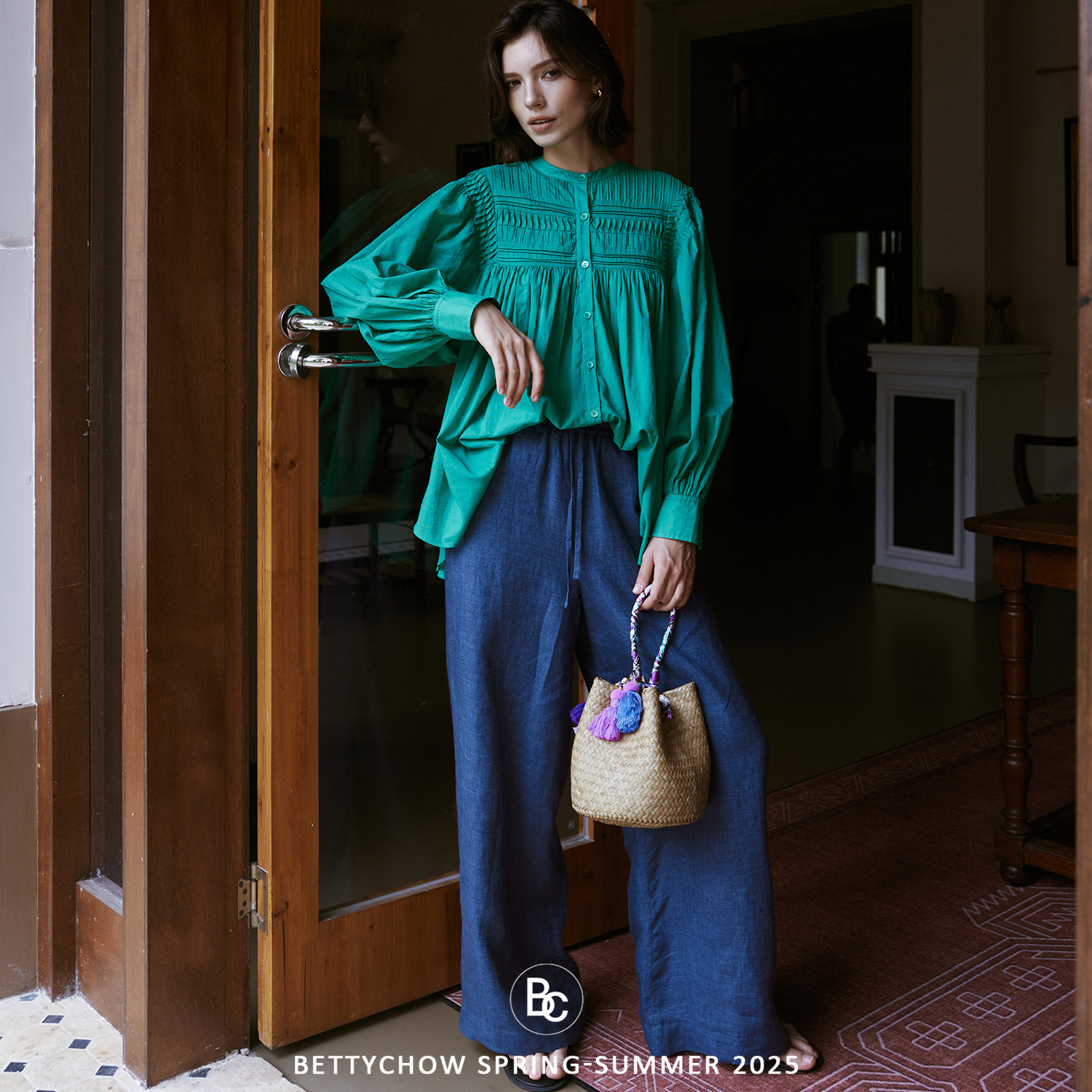 Bettychow 老钱风 亚麻宽松慵懒休闲裤80支进口莲花亚麻阔腿裤,女装/女士精品,休闲裤,淘宝优惠券,粉丝福利购,淘宝优惠卷