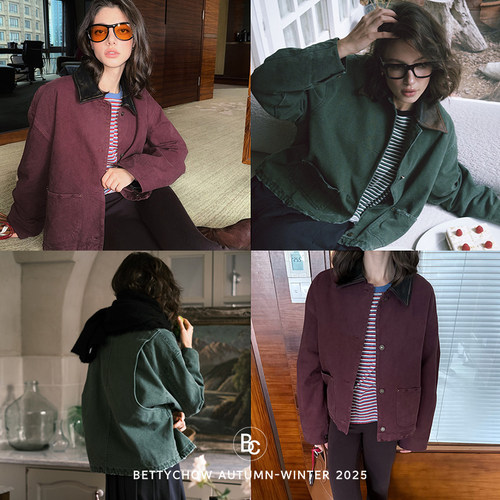 匈牙利鹅绒重工牛皮领廓形羽绒服