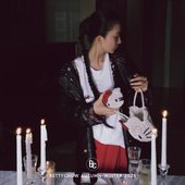 Bettychow 中古小香风菱格羊皮皮衣黑金系列重工复古时装 感外套