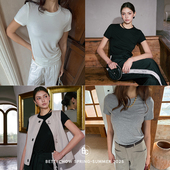 Bettychow T恤黑白灰 好品质桑蚕丝养肤短袖 囤货 Betty自留3件