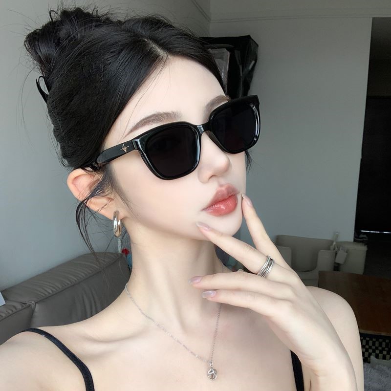 墨镜女士复古方圆脸方框偏光