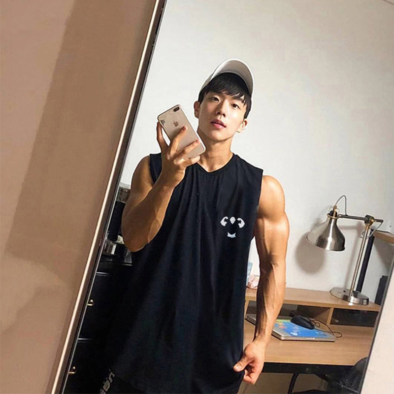 肌肉兄弟健身房衣服运动上衣训练锻炼无袖t恤黑色坎肩撸铁背心潮在类目 运动服/休闲服装, 健身服装, 健身衣中 - 来自Buy2taobao.com提供专业的淘宝代购服务