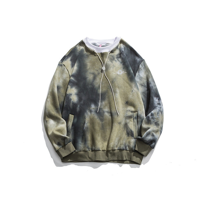 French hoodie ay Sweater 2019 tie-dyed T-shirts Trend Easy fourtry Sweater istyle Sweaterin the Women's clothing/Boutique , Sweater/Fleece  category - from Buy2taobao.com to provide professional Taobao agent buy service