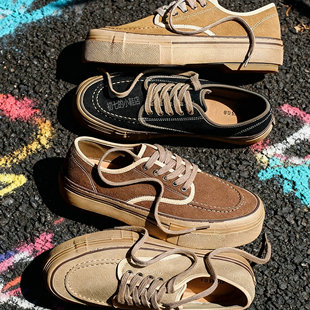 帆布鞋男鞋做旧脏脏鞋原创日系硫化乞丐鞋厚底小众潮鞋子美式板鞋