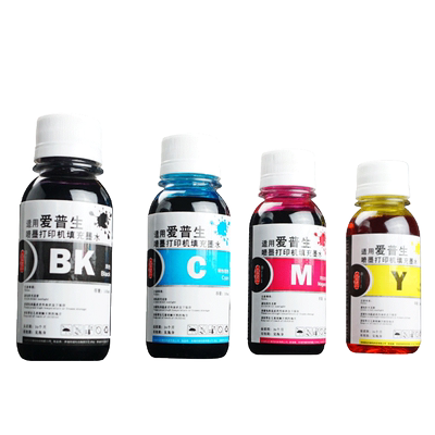 壹诺适用ME330打印机墨水 爱普生ME350墨盒墨水 爱普生ME33打印墨水 爱普生650fn墨水85ND墨水570W黑色 彩色