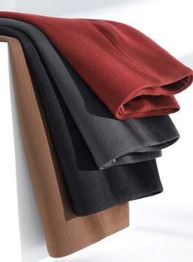 【年终大促】毛呢半身裙冬季2026新款高腰显瘦直筒百搭长裙12338